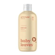 Attitude Detská pena do kúpeľa s vôňou hruškovej šťavy Baby Leaves (Bubble Wash) 473 ml