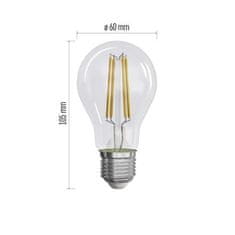 EMOS LED žárovkaZF5147 LED žárovka Filament A60 / E27 / 3,8 W (60 W) / 806 lm / teplá bílá