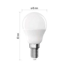 EMOS LED žárovkaZQ1E21 LED žárovka Classic Mini Globe / E14 / 4,2 W (40 W) / 470 lm / teplá bílá