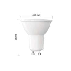 EMOS LED žárovka ZQ8E12 LED žárovka Classic MR16 bílá/ GU10 / 3 W (32 W) / 345 lm / teplá bílá