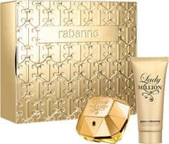 Paco Rabanne Lady Million - EDP 80 ml + telové mlieko 100 ml