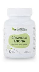 Natural Medicaments Graviola anona (Annona muricata) 90 kapsúl