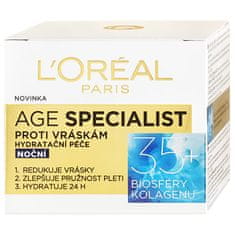 Loreal Paris Nočný krém proti vráskam Age Specialist 35+ 50 ml