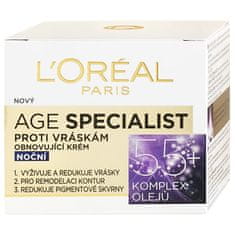 Loreal Paris Nočný krém proti vráskam Age Specialist 55+ 50 ml