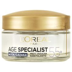 Loreal Paris Nočný krém proti vráskam Age Specialist 55+ 50 ml