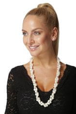 JwL Luxury Pearls Dlhý náhrdelník z bielych pravých perál JL0076