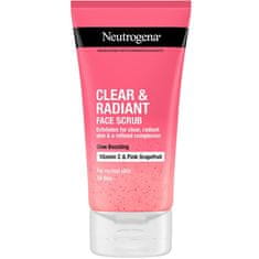 Neutrogena Osviežujúci peeling s výťažkom z ružového grepu Clear & Radiant (Face Scrub) 150 ml