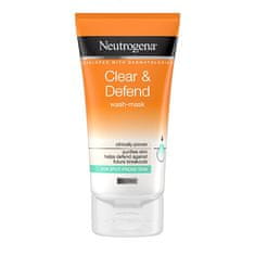 Neutrogena Čistiaca maska Clear & Defend (Wash-Mask) 150 ml