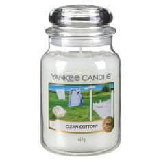 Yankee Candle Aromatická sviečka Clean Cotton 623 g