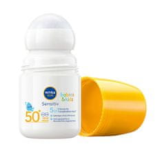 Nivea Opaľovacie mlieko pre deti SPF 50+ (Sun Kids Protect & Sensitiv e Roll-On) 50 ml