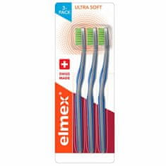 Elmex Zubná kefka Ultra Soft 3 kusy