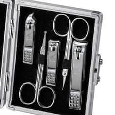 Three Seven Manikúrny set kufrík Silver - 11 nástrojov