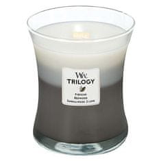 Woodwick Vonná sviečka váza Trilogy Warm Woods 275 g