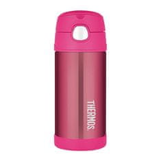 Thermos FUNtainer Detská termoska s slamkou - ružová 355 ml