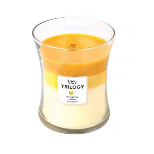 Woodwick Vonná sviečka Trilogy Fruits Of Summer 275 g