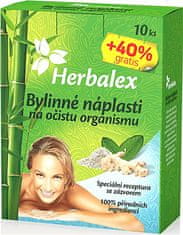 Bylinné náplasti na očistu organizmu 10+40% GRATIS 14 x 9 g