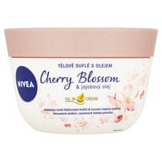 Nivea Tělové suflé s olejom Cherry Blossom & Jojobový olej 200 ml