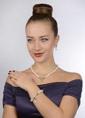 JwL Luxury Pearls Náramok z pravých bielych perál JL0560