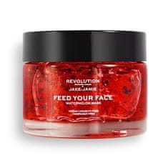 Revolution Skincare Hydratačné a vyživujúce maska na tvár vodný melón x Jake Jamie (Watermelon Hydrating Face Mask) 50 m