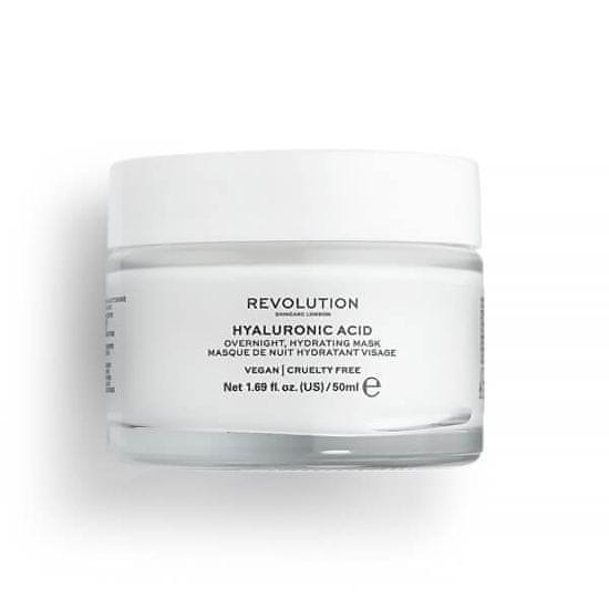 Revolution Skincare Nočná hydratačná maska na tvár Hyaluronic Acid (Overnight Hydrating Mask) 50 ml