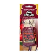 Yankee Candle Papierová visačka do auta Black Cherry 1 ks