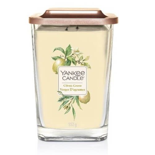 Yankee Candle Aromatická sviečka veľká hranatá Citrus Grove 552 g