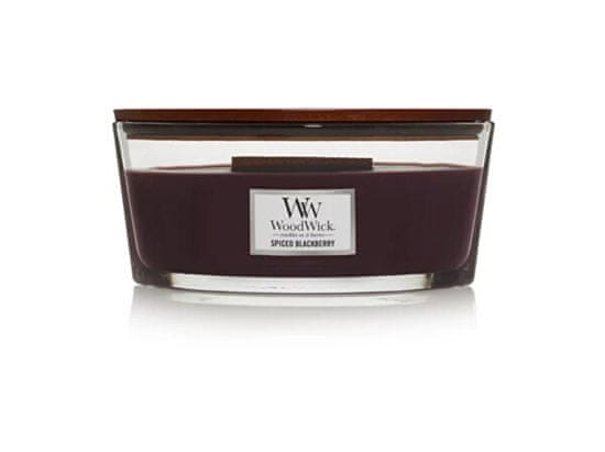 Woodwick Vonná sviečka loď Spiced Blackberry 453,6 g