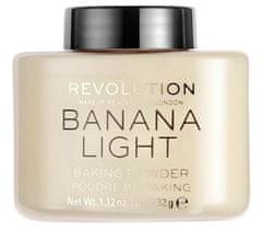 Makeup Revolution Transparentný púder (Loose Baking Powder Banana Light ) 32 g