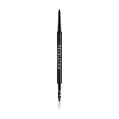 Makeup Revolution Precízne ceruzka na obočie s kefkou (Precise Brow Pencil Medium Brown)