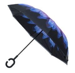 Blooming Brollies Dámsky palicový dáždnik Inside Out Purple Daisy Umbrella EDIOPUD