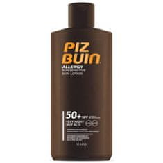 PizBuin Mlieko na opaľovanie pre citlivú pokožku Allergy SPF 50+ (Sun Sensitive Skin Lotion) 200 ml