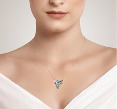 Preciosa Krásny náhrdelník Kolibrík Gentle Gem 5290 70