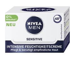 Nivea Intenzívne hydratačný krém Men Sensitiv e (Intensive Face Cream) 50 ml