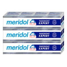 Meridol Zubná pasta proti krvácaniu ďasien a parodontitíde Paradont Expert Tripack 3 x 75 ml