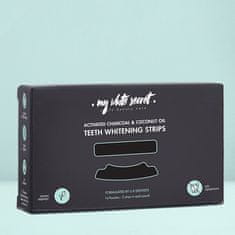 My White Secret Bieliace pásiky na zuby s aktívnym uhlím Whitening Strips 14 ks