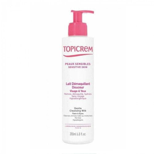 Topicrem Čistiace pleťové mlieko pre citlivú a suchú pleť (Gentle Cleansing Milk) 200 ml