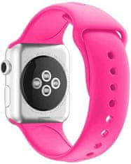 4wrist Silikónový remienok na Apple Watch – Barbie ružová 38/40/41 mm – S/M