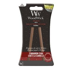 Woodwick Náhradné vonné tyčinky do auta Cinnamon Chai (Auto Reeds Refill)