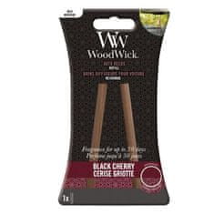 Woodwick Náhradné vonné tyčinky do auta Black Cherry (Auto Reeds Refill)