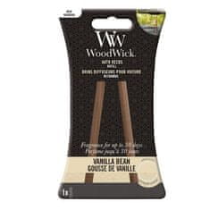 Woodwick Náhradné vonné tyčinky do auta Vanilla Bean (Auto Reeds Refill)