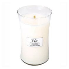 Woodwick Vonná sviečka váza veľká White Tea & Jasmine 609,5 g