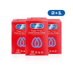 Durex Kondomy Feel Thin Extra Lubricated 2 + 1