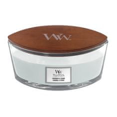 Woodwick Vonná sviečka loď Lavender & Cedar 453,6 g