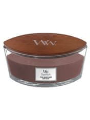 Woodwick Vonná sviečka loď Stone Washed Suede 453,6 g