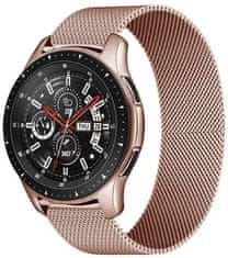 Milánský tah pro Samsung Galaxy Watch - Rosegold 20 mm