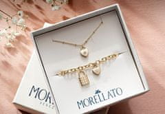 Morellato Pôvabný pozlátený náhrdelník s kryštálom Abbraccio SAUB15