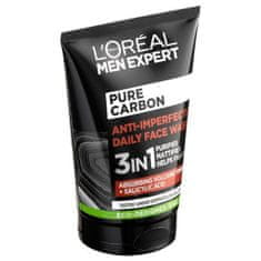 Loreal Paris Čistiaci gél s aktívnym uhlím Men Expert Pure Carbon (Purifying Daily Face Wash) 100 ml