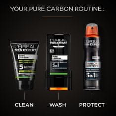 Loreal Paris Čistiaci gél s aktívnym uhlím Men Expert Pure Carbon (Purifying Daily Face Wash) 100 ml