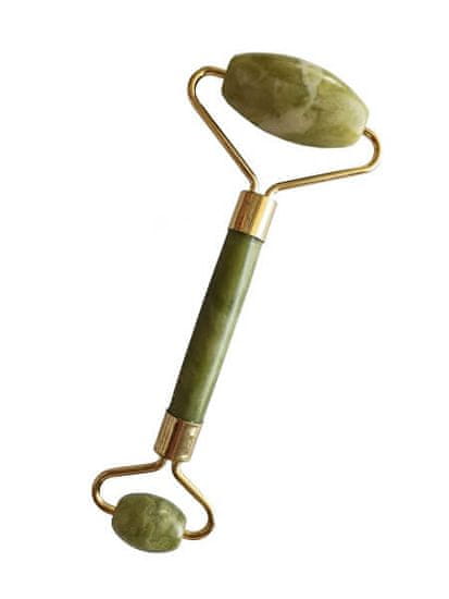 Masážny valček na tvár zelený xiuyan jadeit ( Light Green Xiuyan Jade Roller Massager)