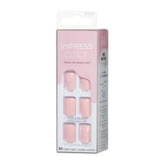 KISS Samolepiace nechty imPRESS Color Pick Me Pink 30 ks